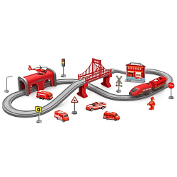 Железная дорога «Экспресс», 66 деталей, работает от батареек 6904736