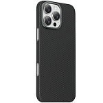 Задняя накладка KEEPHONE KEVILAR SWEDEN Magsafe CASE для iPhone 16 PRO BLACK