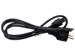 Кабель питания  1.8м TELECOM TP022-IEC320-C5/SHM-1.8-BK 1.8m, 3-pin