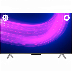 Телевизор Яндекс ТВ Станция ПРО с Алисой (YNDX-00101) 55" QLED, чёрный