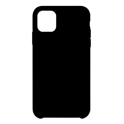 Cиликоновый чехол CTR для iPhone 15 Soft Touch (черный)