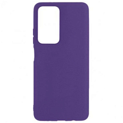 Задняя накладка ZIBELINO Soft Matte для Xiaomi Poco F4 5G (фиолетовый) с микрофиброй