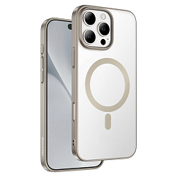 Задняя накладка KEEPHONE SKIN GRIP  MAGSAFE CASE для iPhone 16 TITAN