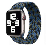 Тканевый ремешок KEEPHONE для Apple Watch 38/40 mm черно/сине/серый