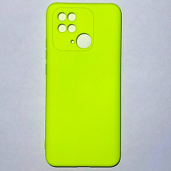 Силиконовый чехол Nano для Xiaomi Redmi 10С (Салатовый)