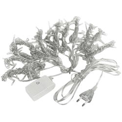 Гирлянда светодиодная ЗОЛОТАЯ СКАЗКА, "Штора"  3х2м,144LED, хол.белый, 220V, 591351