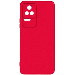 Силиконовый чехол DF для Xiaomi Poco F4 (5G) poCase-07 (red)