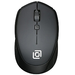 Мышь OKLICK 488MW серый/черный, USB