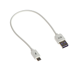 Кабель USB <--> microUSB  0.25м EXPLOYD EX-K-1388 белый