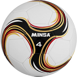 Мяч футбольный MINSA Futsal, машинная сшивка, 32 панели, р. 4, PU