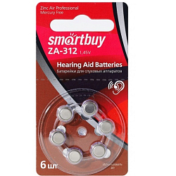 Элемент питания SMARTBUY ZA312 BL-6 (60/3000) (SBZA-A312-6B)
