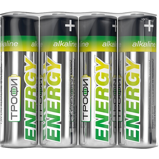 Элемент питания ТРОФИ LR06 ENERGY 4S (60/720/21600)