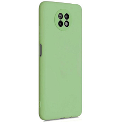Силиконовый чехол SKIN SHELL для Xiaomi Redmi Note 9T (Хаки)