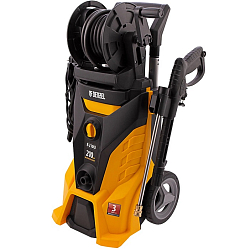 Моечная машина высокого давления DENZEL R-210iD, 2600 Вт, 210 бар, 8,0 л/мин, асинх. двиг., бараб