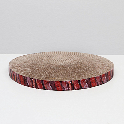 Гофрокогтеточка "Пижон" круглая "Спил сосны", с пропиткой, 28 х 2,5 см 5052214