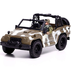 Набор военного «Боевой внедорожник», 12 предметов
