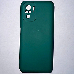 Силиконовый чехол NANO для Xiaomi Redmi NOTE 10 4G/NOTE 10S/POCO M5S темно-зелёный