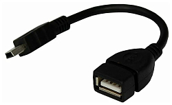 Кабель OTG miniUSB L-PRO AF, 0,15M, #1468 / без поддержки OTG