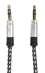 Кабель Jack 3.5 <--> Jack 3.5  1.5м EARLDOM ET-AUX04 в переплёте, белый