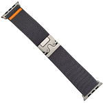 Нейлоновый ремешок ZGA для Apple Watch 42_44_45_49мм графит
