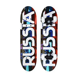 Скейтборд RUSSIA подростковый 62х16 см, колёса PVC d=50 мм