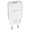 Сетевое ЗУ 1USB 2.1A BOROFONE BA20A, Sharp белый