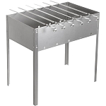 Мангал BOYSCOUT 500х300х500 мм, сборный, 6 шампуров (61237)