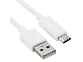 Кабель USB <--> Type-C  1.0м NONAME белый (в техпаке)