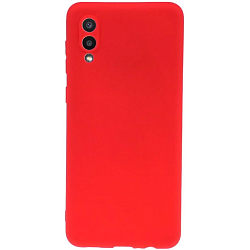 Задняя накладка ZIBELINO Soft Matte для Samsung Galaxy A02 красный