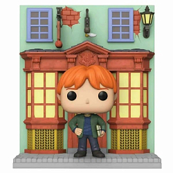 Фигурка Funko POP! Deluxe Harry Potter Diagon Alley Ron Weasley Quidditch Supplies Store