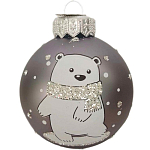 Шар "Веселый медвежонок 4", 65 мм., в подарочной упаковке, КУ-65-224178/4