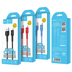 Кабель USB <--> microUSB  1.2м HOCO X30 Star красный, 2A