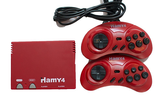 Приставка Hamy 4 (Sega+Dendy) (350 встр. игр) Classic Red