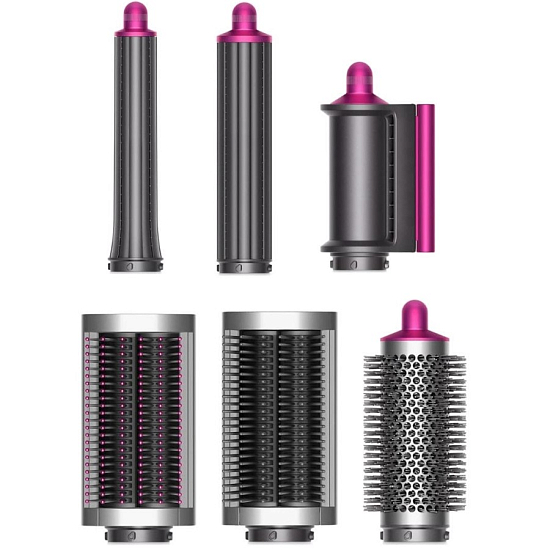 Стайлер Dyson HS05 Airwrap Long яркий никель/фуксия