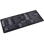 Коврик VIXION MP15 300x700x3 мм черно-белый