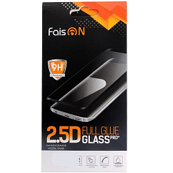 Противоударное стекло 2.5D FAISON для HUAWEI Honor 7X белое, полный клей