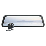 Видеорегистратор Hoco DI36, чёрный (зеркало + 2 камеры)