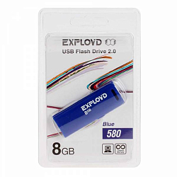 USB  8Gb Exployd 580 Blue