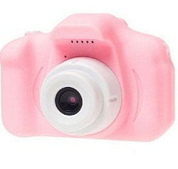 Фотоаппарат детский розовый (Прорезиненное покрытие, АКБ 400Mah)