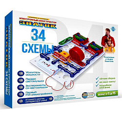Электронный конструктор ЗНАТОК 34 схемы
