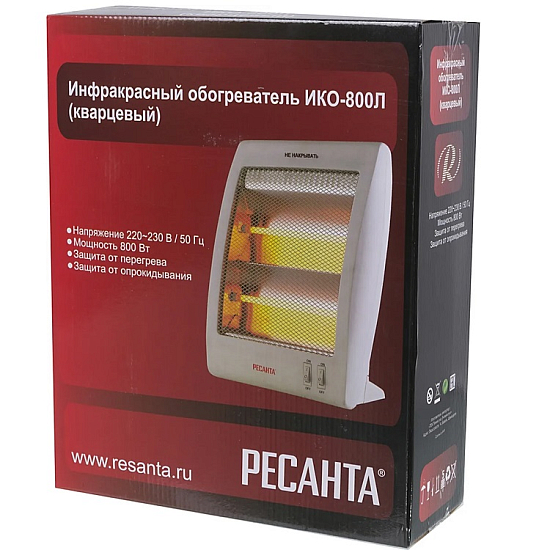 Инфракрасный обогреватель РЕСАНТА ИКО-800Л (кварцевый)