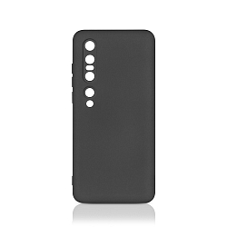 Силиконовый чехол DF для Xiaomi Mi 10 Pro черный (xiOriginal-08)