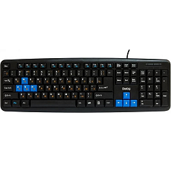 Клавиатура DIALOG Multimedia KM-025U черная/голубая