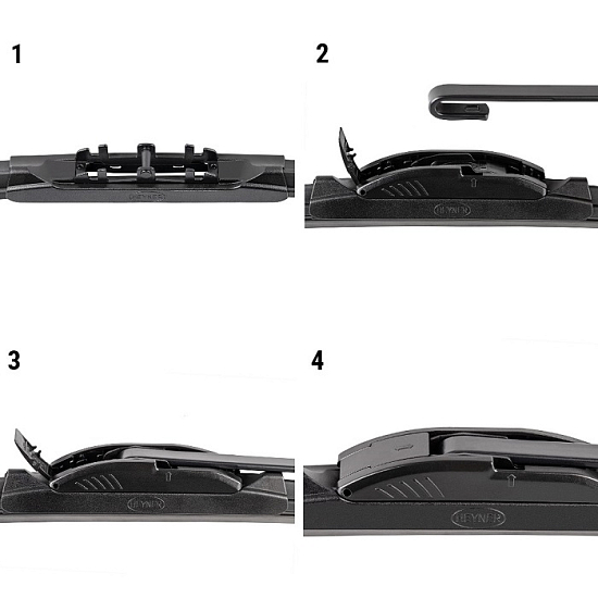 Дворник гибридный HEYNER HYBRID 16" (40см)
