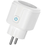 Умная розетка Tuya с Алисой (16A/ WI-FI/ Алиса/ Маруся) белый