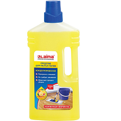 Средство для мытья пола LAIMA PROFESSIONAL концентрат,"Цитрусовый микс", УСИЛЕННАЯ ФОРМУЛА, 1л, 604795