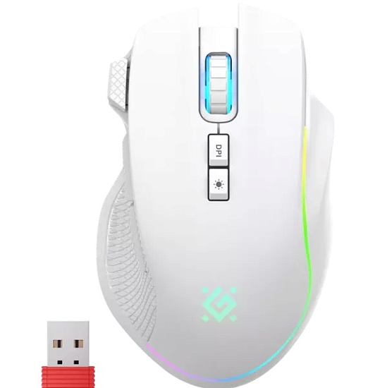 Мышь БП DEFENDER Immortal GM-421, белый