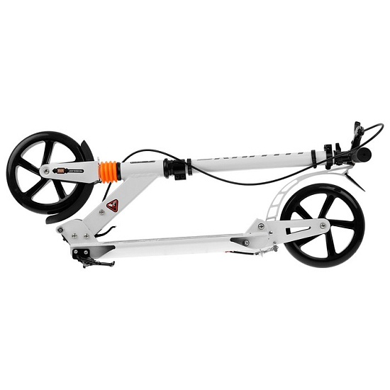 Самокат SCOOTER, амортизатор, ABEC 5, цвет белый