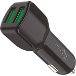 Авто ЗУ 2USB 2.1A VIXION VU-22 черное