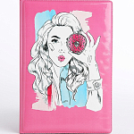 Обложка для паспорта, цвет розовый 9305800